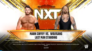 #WWE2k23 NXT  (первый тур первый бой) бой между Mark Coffey - Wolfgang