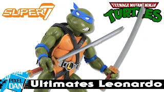 TMNT Ultimates Leonardo Super7 Action Figure Review | Teenage Mutant Ninja Turtles