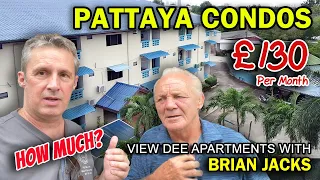 Pattaya Condos From £130 Per Month. View Dee Apartments on the Darkside