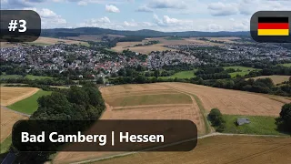 Flight above German Village - July 2021 - Bad Camberg, Hessen (DE)