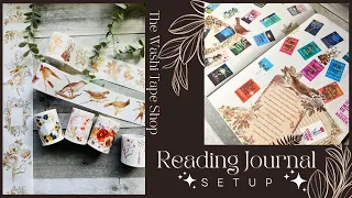 READING JOURNAL SETUP | NEW ✨FROM WASHI TAPE SHOP