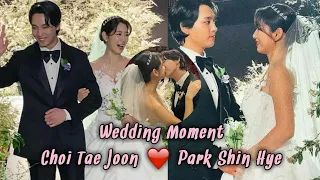 PARK SHIN HYE & CHOI TAE JOON'S WEDDING MOMENT  HAPPY WEDDING TAESHIN COUPLE
