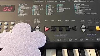 Yamaha PSR-300 Keyboard (1991)  🩵  factory preset Demo Songs   🎹   TOP Sound - Just music - no talk.