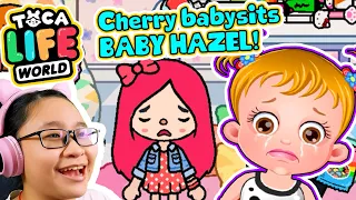 Toca Life World -Cherry Babysits BABY HAZEL!!! EWWWW!!!