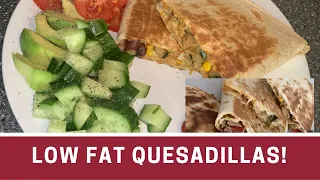LOW FAT Quesadillas Recipe - Ground Chicken & Mexican Vegetables -  The Broke Student Chef