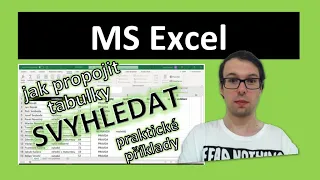 Excel: funkce SVYHLEDAT - příklady propojení tabulek