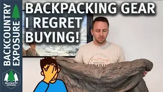 Backpacking Gear I Regret Buying