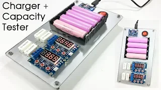 DIY 18650 battery charger discharging station (ZB2L3 battery capacity tester + TP4056)