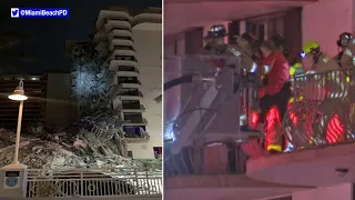 LIVE: Miami-area condo building partially collapses