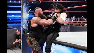 WWE Raw Roman Reigns vs Braun Strowman Payback Highlights!