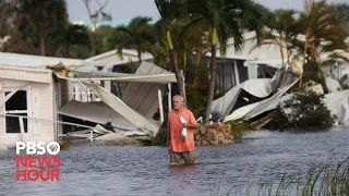 Crews work to help those hit by Hurricane Ian in Florida as storm moves into Carolinas