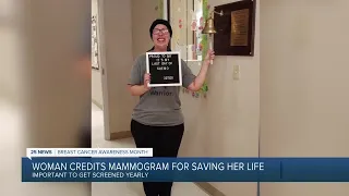 "They found my cancer on accident", professor credits mammogram with saving her life