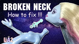 How to fix Monster High doll broken neck THE EASIEST WAY