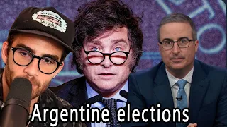 John Oliver on the Argentina's New President | HasanAbi reacts