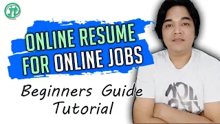 ONLINE JOBS Online Resume Homebased Jobs For Beginners Tutorial Philippines