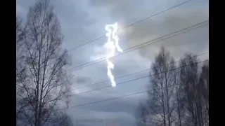 Short Circuit Transmission line Blast Dangerous Electric