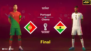 FIFA 23 | PORTUGAL vs. GHANA | RONALDO vs. PARTEY | FIFA WORLD CUP FINAL | [4K]