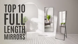 Top 10: Best Full Length Mirrors of 2023 / Floor Mirror with Stand, Standing Mirror, Wall-Mounted