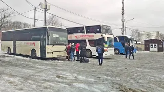 Автостанция Новоясеневская Москва. Автобусная станция дальнего следования. Краткий vlog обзор. 🚌🚍