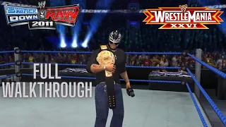 Rey Mysterio's Road to Wrestlemania [WWE Smackdown vs Raw 2011] [Full Walkthrough] (PS3) (1080p)