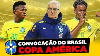 ⚽️ CONVOCAÇÃO DA SELEÇÃO BRASILEIRA PARA A COPA AMÉRICA 2024