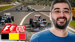 F1 2012 - GP DA BÉLGICA - SERÁ QUE NOSSO CARRO VAI ANDAR BEM AQUI?? - EP 12