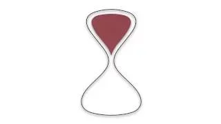 Red Hourglass   1 Minute