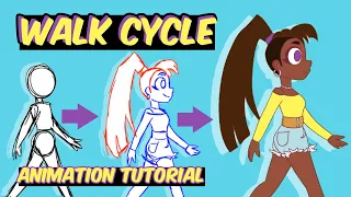 Walk Cycle Animation Tutorial |ToonZee Animation|