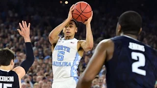 Villanova vs. North Carolina: Marcus Paige three-pointer