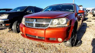 Rare AWD Mopar Unsub Special. 2008 Dodge Avenger R/T Junkyard Find