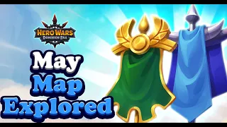 May Island Map | Hero Wars Mysterious Island May Map