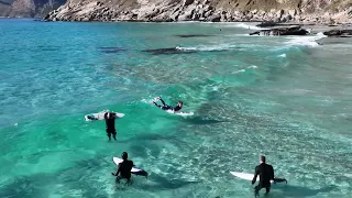 Surf in a Cape town pool