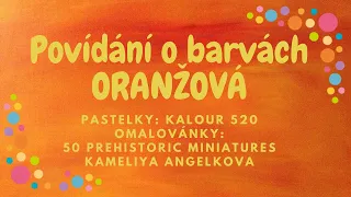 ORANŽOVÁ - povídání o barvách a tematický obrázek s pastelkami Kalour 520