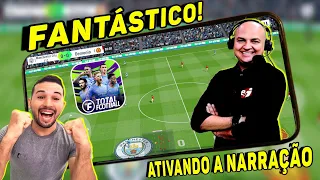 FANTÁSTICO! DIFICULDADE HARD E NARRAÇÃO NO TOTAL FOOTBALL,MODO CONTRA AMIGOS E PVP ONLINE