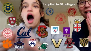 COLLEGE DECISION REACTION 2023 | IVIES, UCs, T20s, and MORE!!!