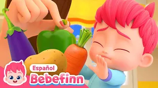 EP22 | ¡No Quiero Verduras! | Canción de los Vegetales | Canciones Infantiles | Bebefinn en español