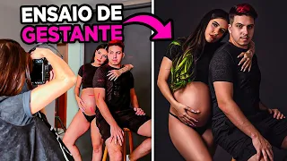 Fizemos um Ensaio Fotográfico de GESTANTE! (bastidores + resultado)