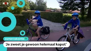 Lange fietstocht maken in de hitte? Deze kinderen doen het