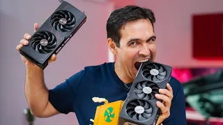 Ne-au sosit (în sfârșit) NOILE plăci video AMD RX 7800 XT și 7700 XT! Și mă cert iar cu lumea!🤣