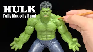 HULK handmade from polymer clay, the full sculpturing process【Clay Artisan JAY】