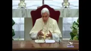 L'ultimo discorso di Benedetto XVI ai seminaristi