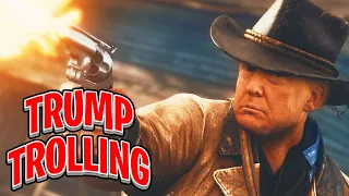 Trump Trolls Salty Cops in Red Dead RP!