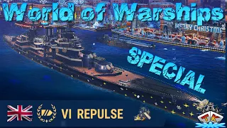 Repulse die SNIPERSAU im "1 Stunden Special" in World of Warships auf Deutsch/German