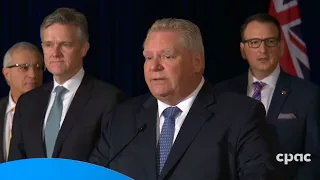 Ontario Premier Doug Ford on COVID-19, first ministers meeting