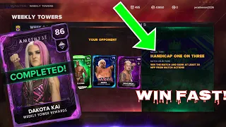 How To Beat 3 On 1 Handicap Matches In WWE2K23 My Faction! (Fastest Method)