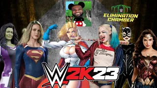 WWE 2K23: She-Hulk Vs Cat Woman Vs Wonder Woman Vs Harley Quinn Vs Power Girl Vs Super Girl