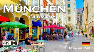 Munich, Germany 🇩🇪 Summer walking tour | München 4k