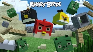 If Angry Birds was Minecraft (Minecraft Animation)