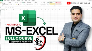 MS Excel Full Course in Hindi | Microsoft Excel Full Course Tutorial | Excel Complete Course Hindi