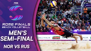 Men's Semi-Final: NOR vs. RUS | Beach Volleyball World Tour Finals Rome 2019